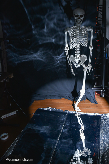 ミラーシートを使って撮影 反射 水中撮影